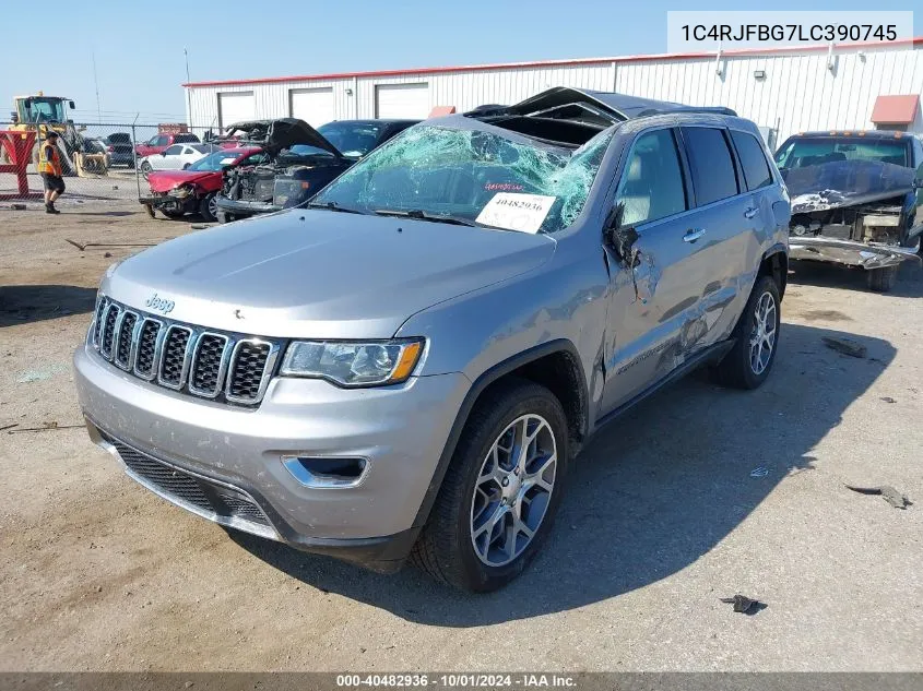 2020 Jeep Grand Cherokee Limited 4X4 VIN: 1C4RJFBG7LC390745 Lot: 40482936