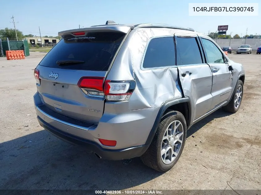 2020 Jeep Grand Cherokee Limited 4X4 VIN: 1C4RJFBG7LC390745 Lot: 40482936