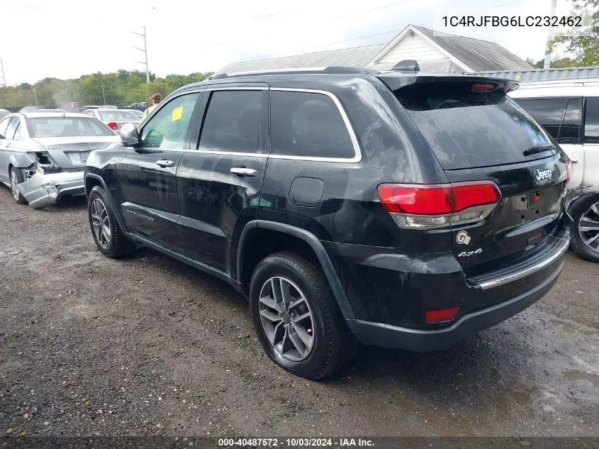 2020 Jeep Grand Cherokee Limited 4X4 VIN: 1C4RJFBG6LC232462 Lot: 40487572