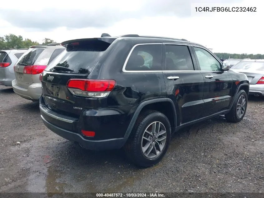 2020 Jeep Grand Cherokee Limited 4X4 VIN: 1C4RJFBG6LC232462 Lot: 40487572