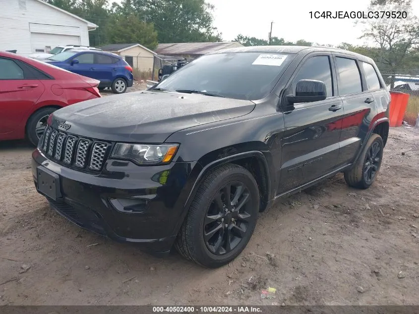 2020 Jeep Grand Cherokee Altitude 4X2 VIN: 1C4RJEAG0LC379520 Lot: 40502400