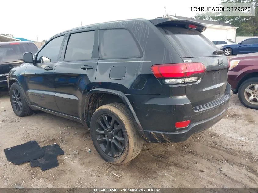 2020 Jeep Grand Cherokee Altitude 4X2 VIN: 1C4RJEAG0LC379520 Lot: 40502400