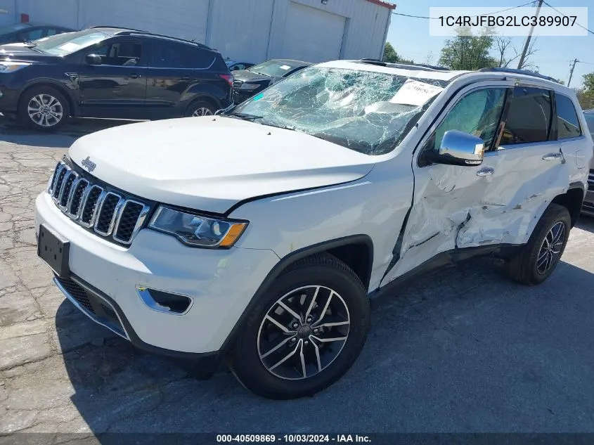 2020 Jeep Grand Cherokee Limited 4X4 VIN: 1C4RJFBG2LC389907 Lot: 40509869