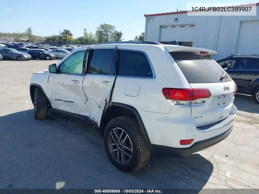 2020 Jeep Grand Cherokee Limited 4X4 VIN: 1C4RJFBG2LC389907 Lot: 40509869