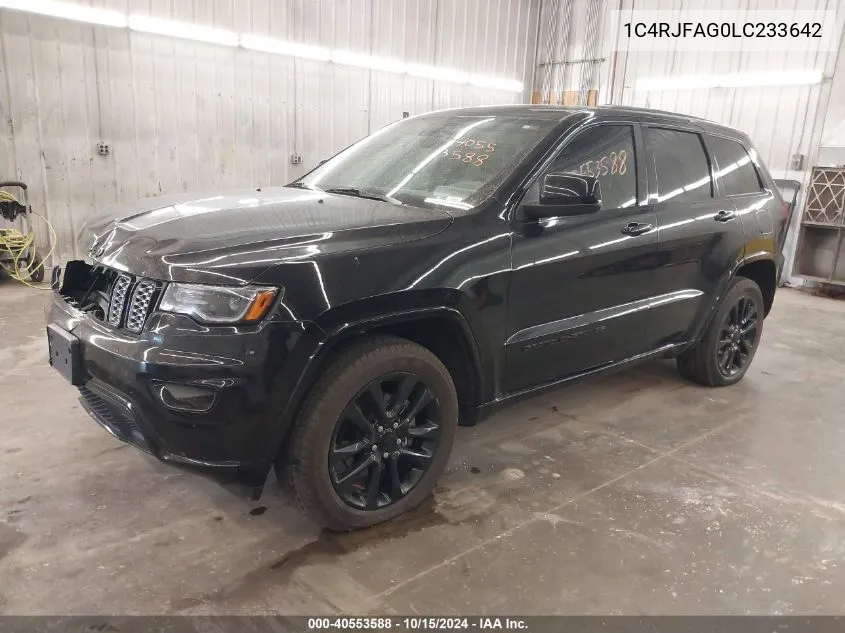 2020 Jeep Grand Cherokee Altitude 4X4 VIN: 1C4RJFAG0LC233642 Lot: 40553588