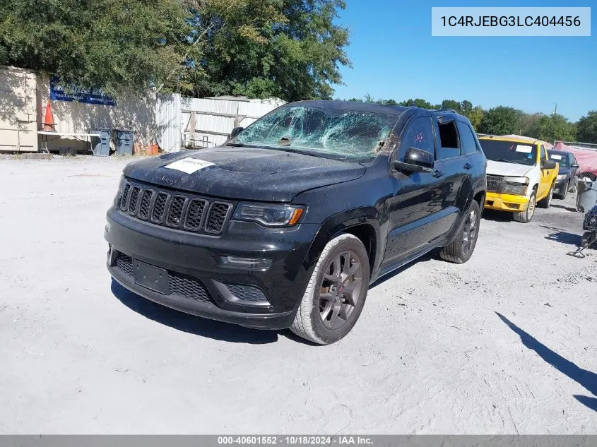 2020 Jeep Grand Cherokee Limited X 4X2 VIN: 1C4RJEBG3LC404456 Lot: 40601552