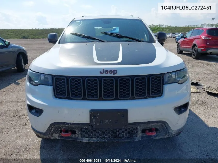 2020 Jeep Grand Cherokee Trailhawk 4X4 VIN: 1C4RJFLG5LC272451 Lot: 40615091