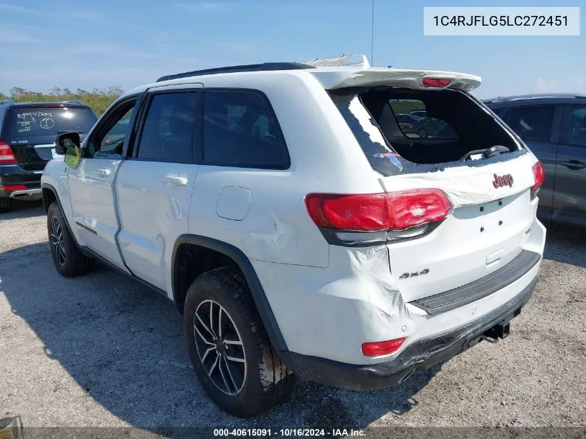 2020 Jeep Grand Cherokee Trailhawk 4X4 VIN: 1C4RJFLG5LC272451 Lot: 40615091