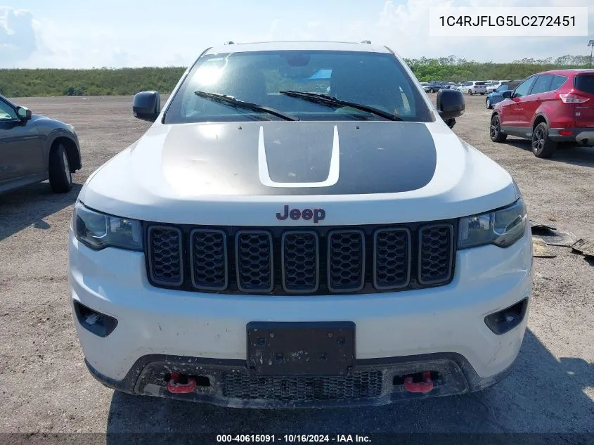 2020 Jeep Grand Cherokee Trailhawk 4X4 VIN: 1C4RJFLG5LC272451 Lot: 40615091