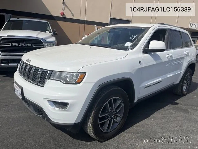 2020 Jeep Grand Cherokee Laredo E 4X4 VIN: 1C4RJFAG1LC156389 Lot: 40625843