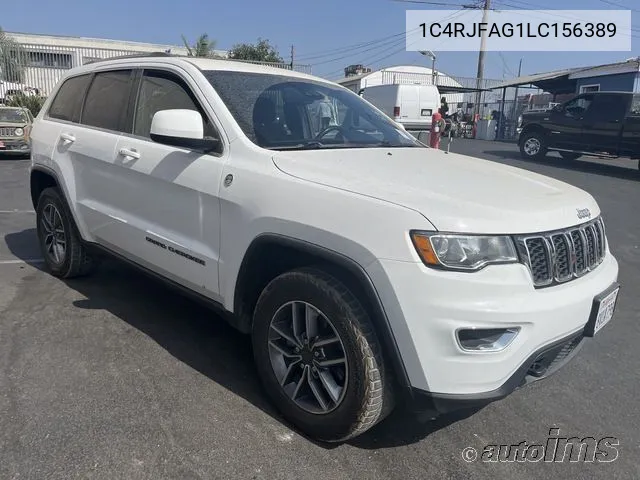 2020 Jeep Grand Cherokee Laredo E 4X4 VIN: 1C4RJFAG1LC156389 Lot: 40625843