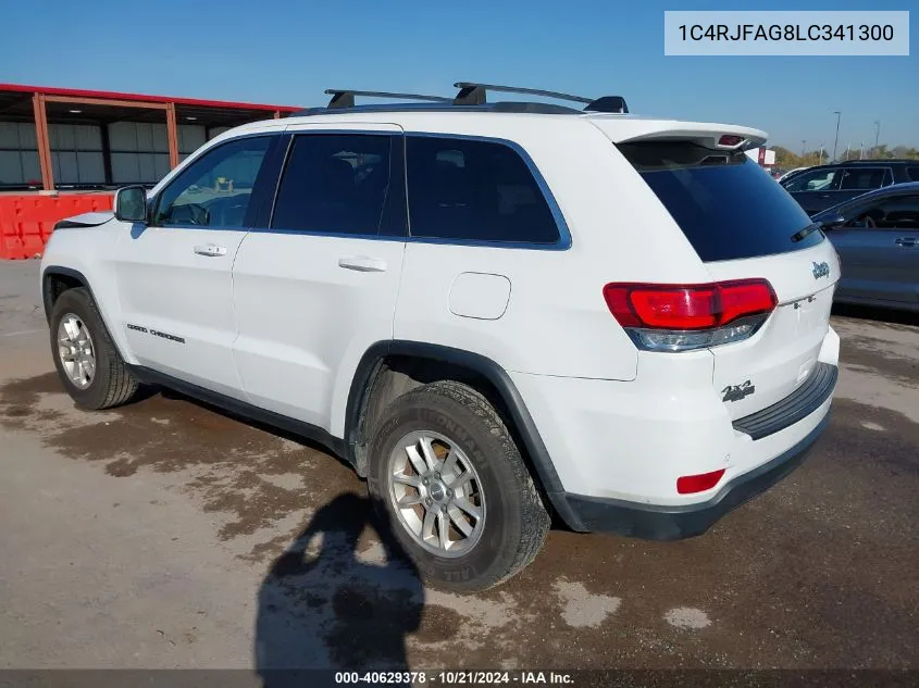 2020 Jeep Grand Cherokee Laredo VIN: 1C4RJFAG8LC341300 Lot: 40629378