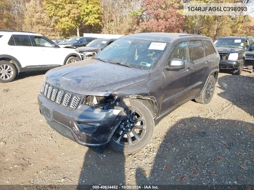 2020 Jeep Grand Cherokee Altitude 4X4 VIN: 1C4RJFAG6LC398093 Lot: 40634452