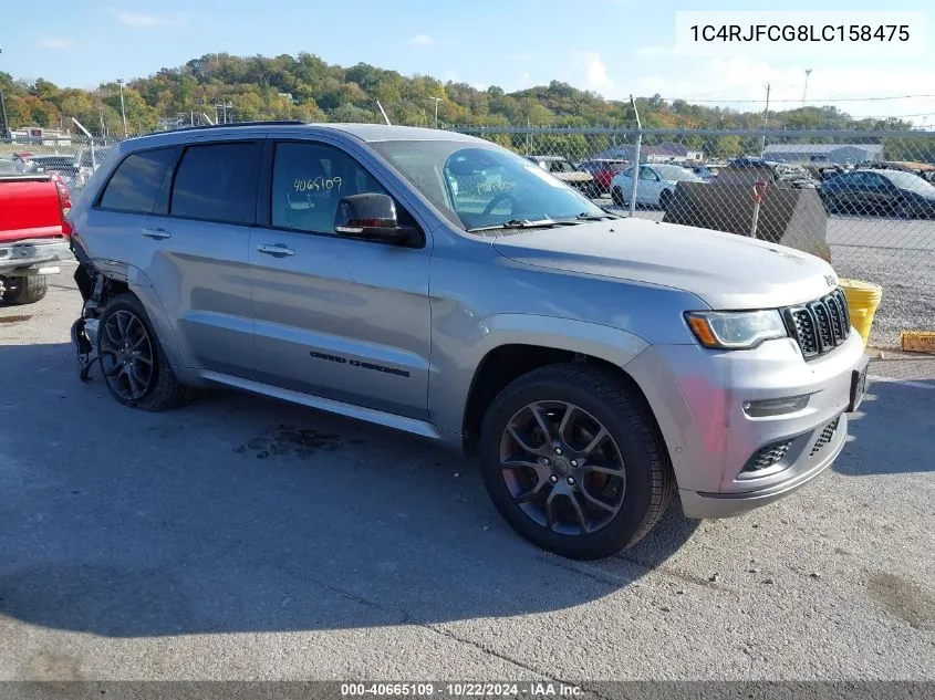 2020 Jeep Grand Cherokee High Altitude 4X4 VIN: 1C4RJFCG8LC158475 Lot: 40665109