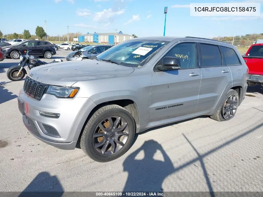 2020 Jeep Grand Cherokee High Altitude 4X4 VIN: 1C4RJFCG8LC158475 Lot: 40665109