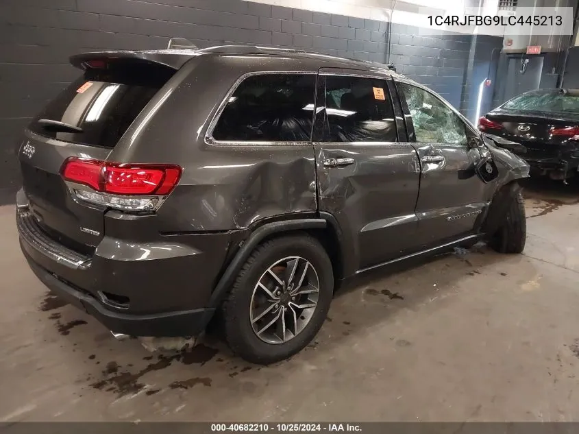 2020 Jeep Grand Cherokee Limited 4X4 VIN: 1C4RJFBG9LC445213 Lot: 40682210