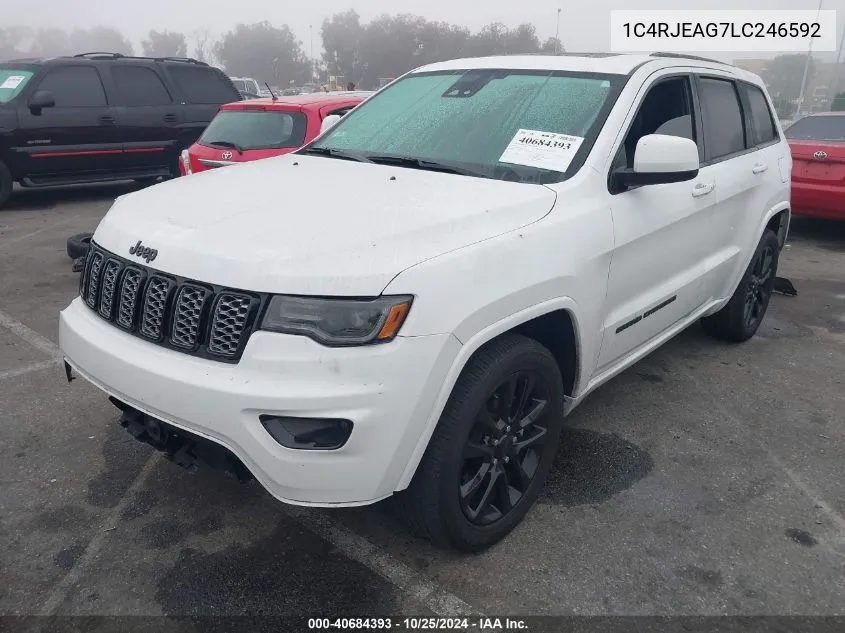 2020 Jeep Grand Cherokee Altitude 4X2 VIN: 1C4RJEAG7LC246592 Lot: 40684393