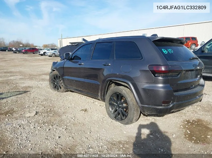 2020 Jeep Grand Cherokee Altitude 4X4 VIN: 1C4RJFAG1LC332809 Lot: 40711439