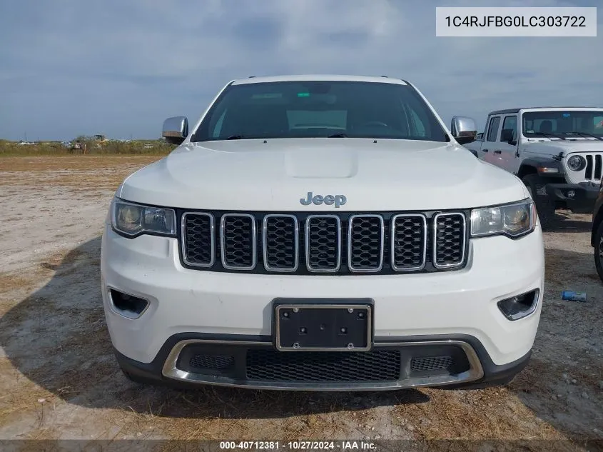 2020 Jeep Grand Cherokee Limited 4X4 VIN: 1C4RJFBG0LC303722 Lot: 40712381