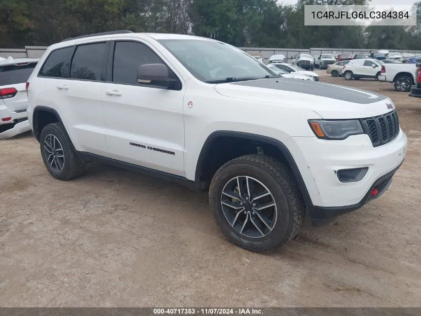 2020 Jeep Grand Cherokee Trailhawk 4X4 VIN: 1C4RJFLG6LC384384 Lot: 40717353