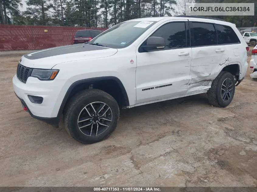 2020 Jeep Grand Cherokee Trailhawk 4X4 VIN: 1C4RJFLG6LC384384 Lot: 40717353