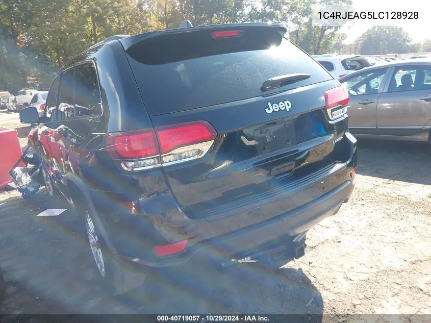 2020 Jeep Grand Cherokee Laredo E 4X2 VIN: 1C4RJEAG5LC128928 Lot: 40719057