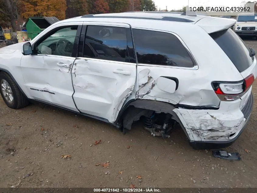 2020 Jeep Grand Cherokee Laredo E 4X4 VIN: 1C4RJFAGXLC433962 Lot: 40721842