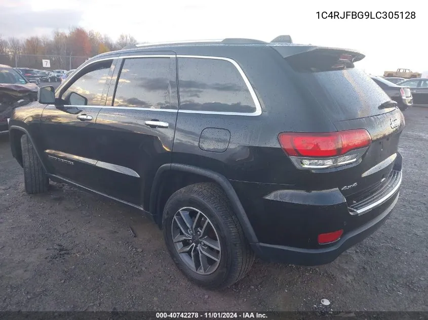 2020 Jeep Grand Cherokee Limited 4X4 VIN: 1C4RJFBG9LC305128 Lot: 40742278