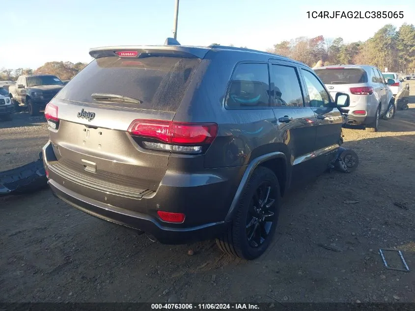 2020 Jeep Grand Cherokee Altitude 4X4 VIN: 1C4RJFAG2LC385065 Lot: 40763006