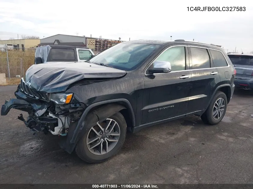 2020 Jeep Grand Cherokee Limited 4X4 VIN: 1C4RJFBG0LC327583 Lot: 40771903