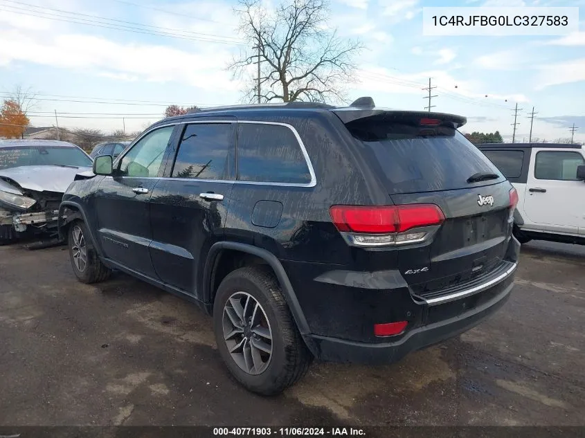 2020 Jeep Grand Cherokee Limited 4X4 VIN: 1C4RJFBG0LC327583 Lot: 40771903