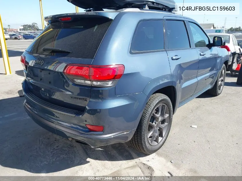 2020 Jeep Grand Cherokee Limited X 4X4 VIN: 1C4RJFBG5LC159603 Lot: 40773446