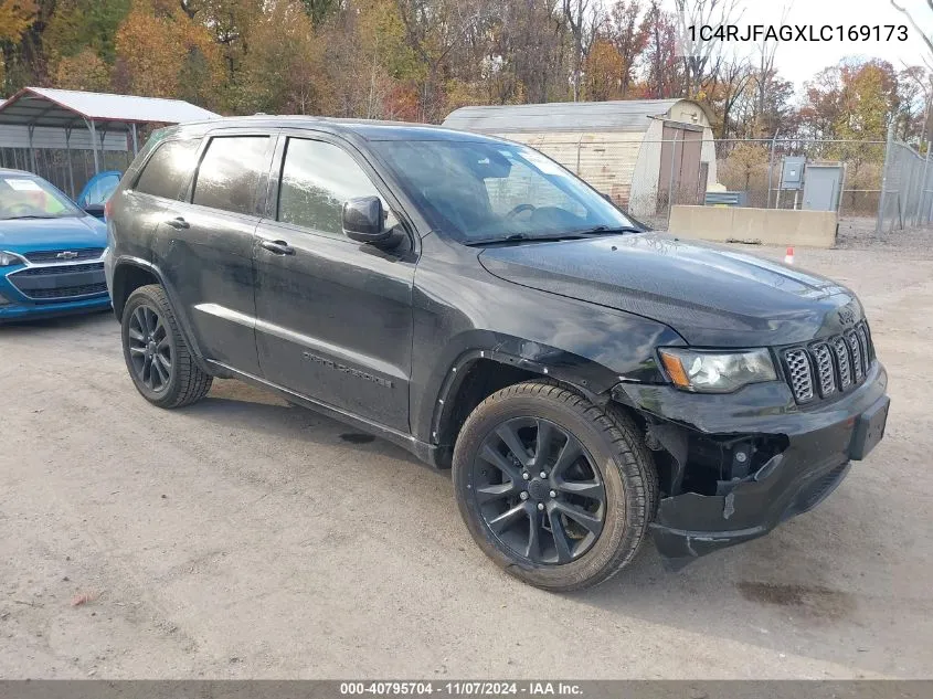 2020 Jeep Grand Cherokee Altitude 4X4 VIN: 1C4RJFAGXLC169173 Lot: 40795704