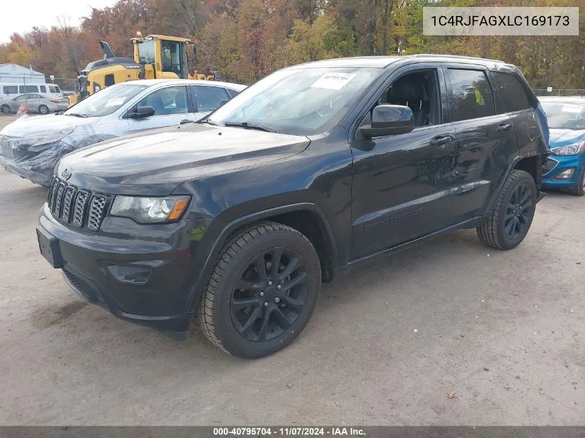 2020 Jeep Grand Cherokee Altitude 4X4 VIN: 1C4RJFAGXLC169173 Lot: 40795704