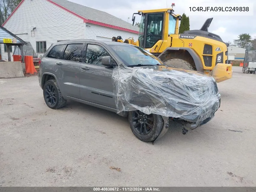 2020 Jeep Grand Cherokee Altitude 4X4 VIN: 1C4RJFAG9LC249838 Lot: 40838672