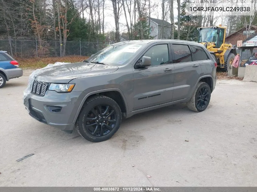 2020 Jeep Grand Cherokee Altitude 4X4 VIN: 1C4RJFAG9LC249838 Lot: 40838672