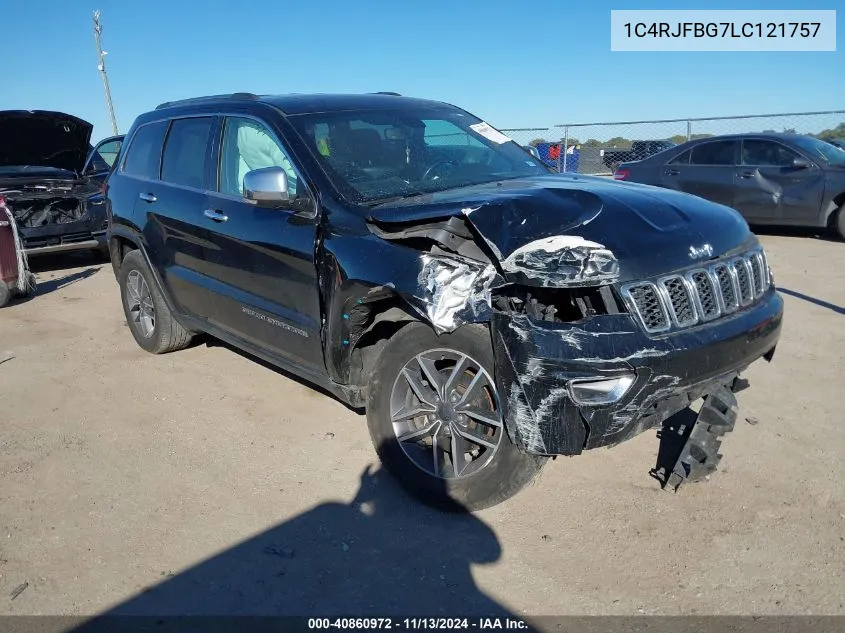 2020 Jeep Grand Cherokee Limited 4X4 VIN: 1C4RJFBG7LC121757 Lot: 40860972