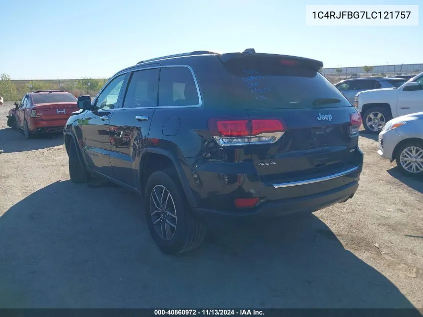 2020 Jeep Grand Cherokee Limited 4X4 VIN: 1C4RJFBG7LC121757 Lot: 40860972