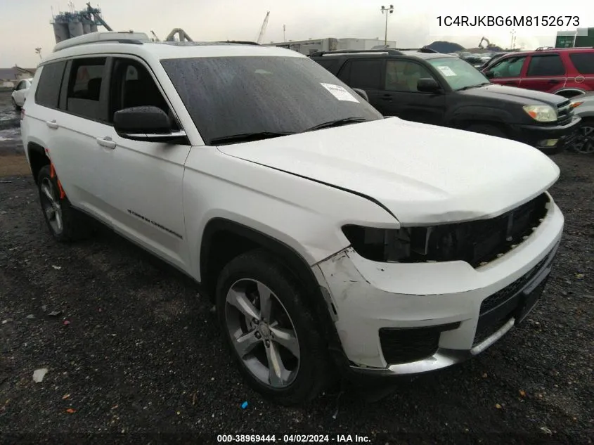 1C4RJKBG6M8152673 2021 Jeep Grand Cherokee L Limited 4X4