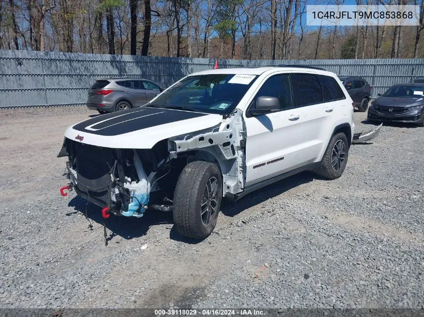 2021 Jeep Grand Cherokee Trailhawk 4X4 VIN: 1C4RJFLT9MC853868 Lot: 39118029