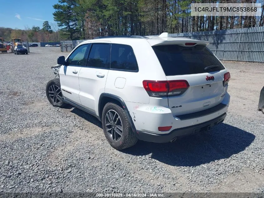 2021 Jeep Grand Cherokee Trailhawk 4X4 VIN: 1C4RJFLT9MC853868 Lot: 39118029