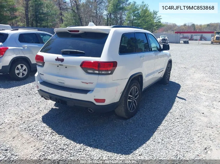 2021 Jeep Grand Cherokee Trailhawk 4X4 VIN: 1C4RJFLT9MC853868 Lot: 39118029