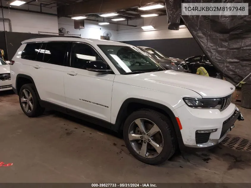 2021 Jeep Grand Cherokee L Limited 4X4 VIN: 1C4RJKBG2M8197948 Lot: 39527733