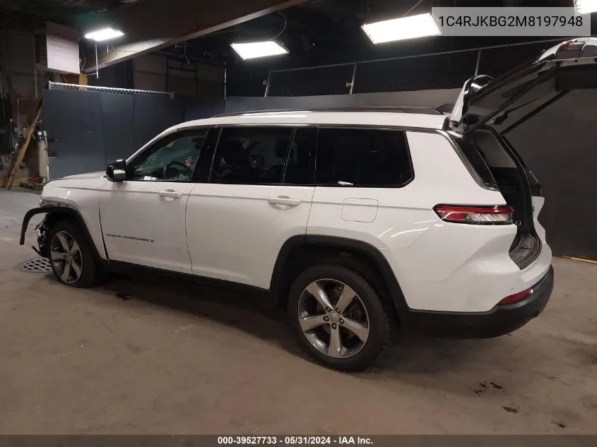 2021 Jeep Grand Cherokee L Limited 4X4 VIN: 1C4RJKBG2M8197948 Lot: 39527733