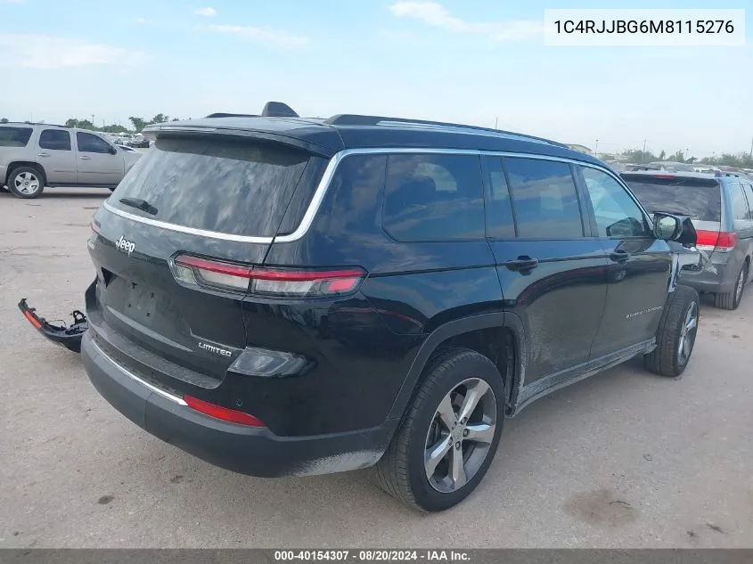 2021 Jeep Grand Cherokee L L Limited VIN: 1C4RJJBG6M8115276 Lot: 40154307