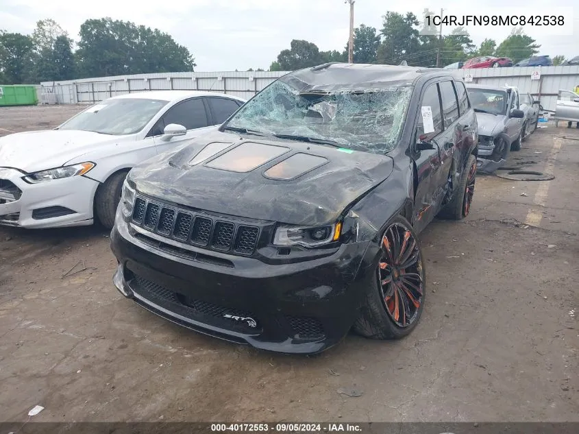 1C4RJFN98MC842538 2021 Jeep Grand Cherokee Trackhawk