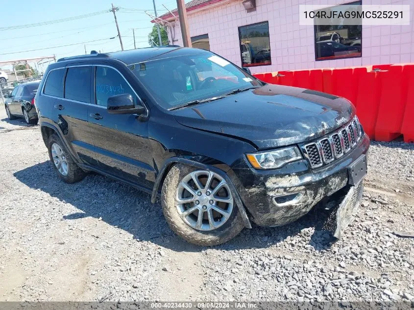 2021 Jeep Grand Cherokee Laredo E 4X4 VIN: 1C4RJFAG9MC525291 Lot: 40234430