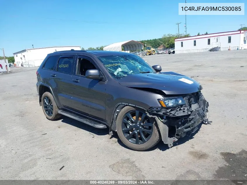 2021 Jeep Grand Cherokee Laredo X 4X4 VIN: 1C4RJFAG9MC530085 Lot: 40248269