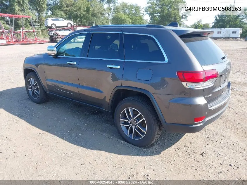 2021 Jeep Grand Cherokee Limited 4X4 VIN: 1C4RJFBG9MC508263 Lot: 40254843