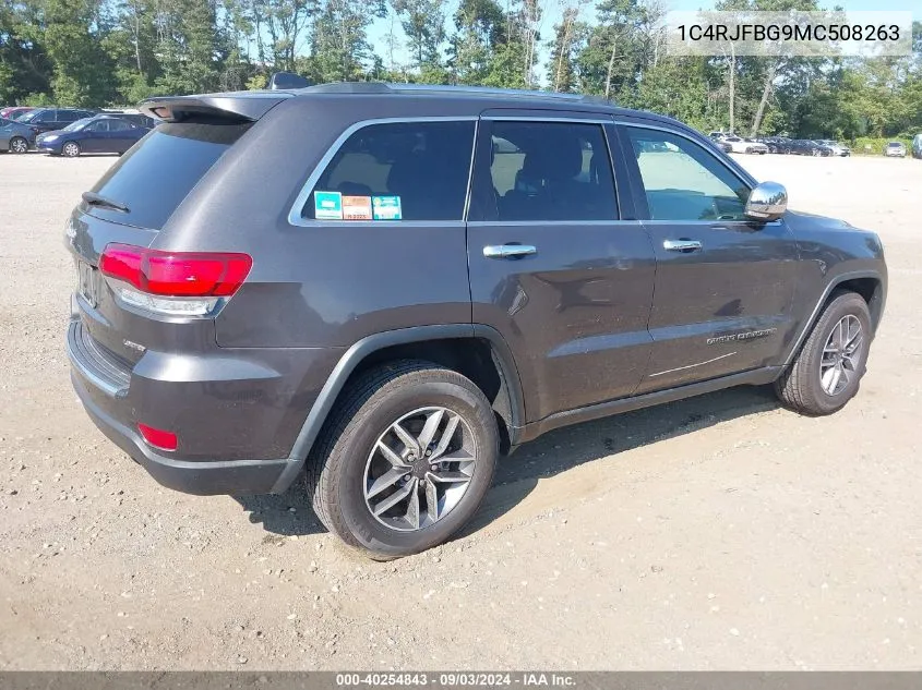 2021 Jeep Grand Cherokee Limited 4X4 VIN: 1C4RJFBG9MC508263 Lot: 40254843